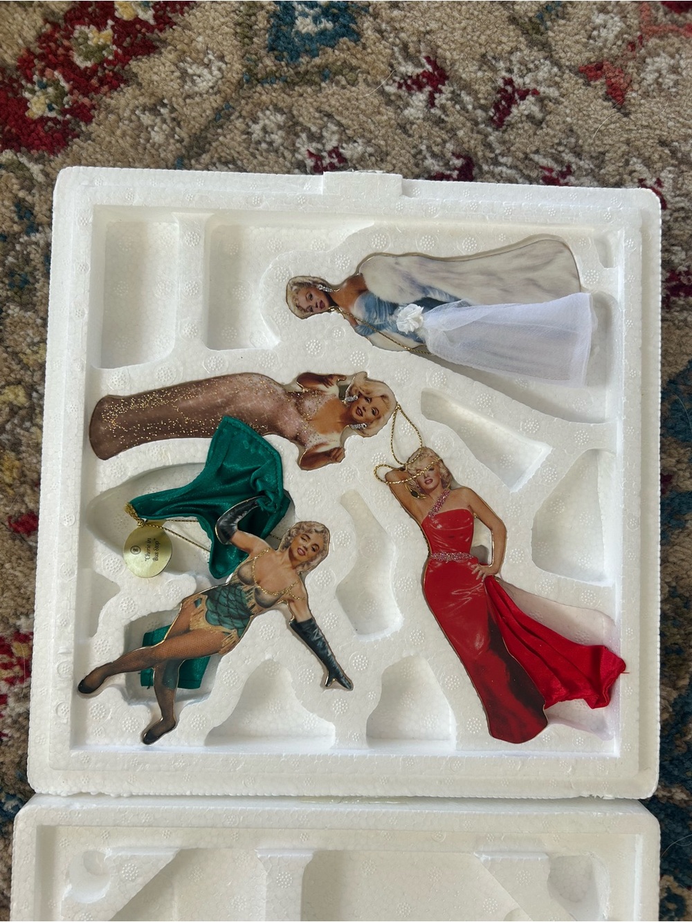 Marilyn Monroe Christmas Ornaments Collectors Item